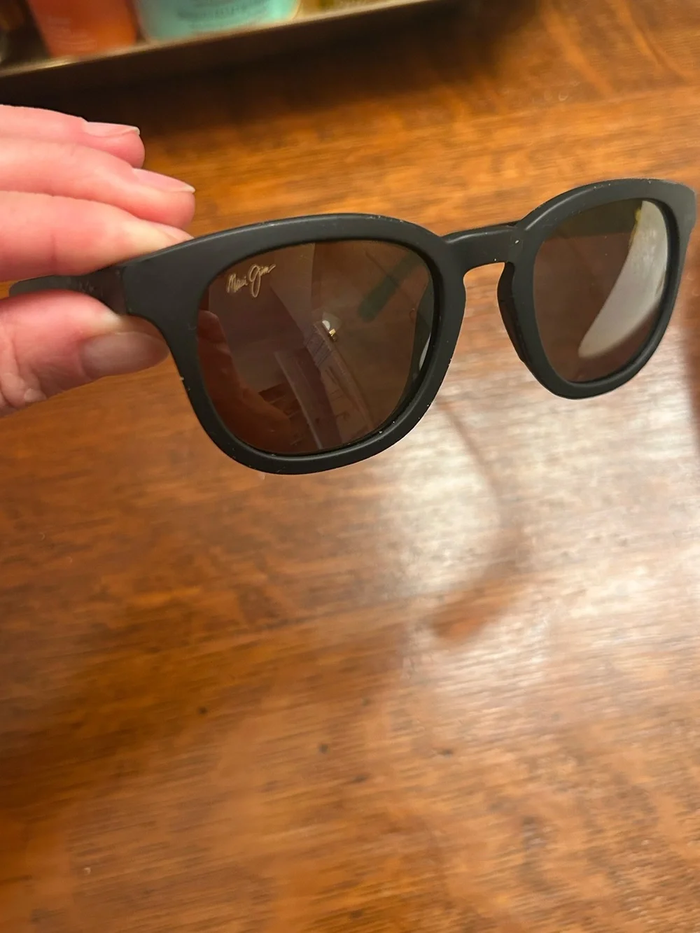 Maui Jim black rubberized sunglasses